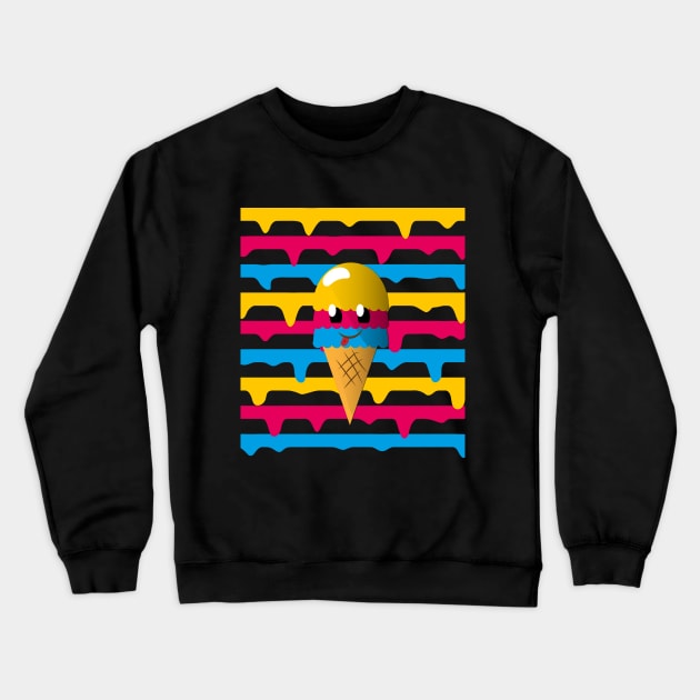 ice cream Crewneck Sweatshirt by Soozy 